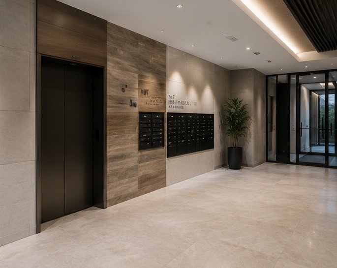 Multi-family building flooring