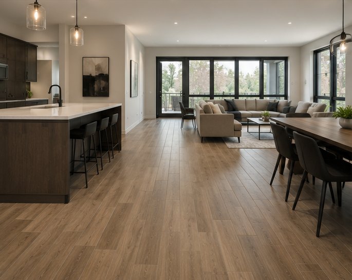 Custom residence flooring